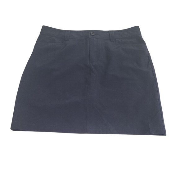 Eddie Bauer Womens Adventurer 2.0 Skort Size 8 Navy Blue pockets 2539 - Picture 1 of 9